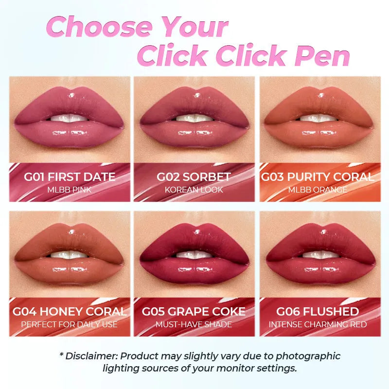 Waterproof moisturising lipstick in one of six available colour shades.