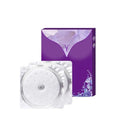 One pair of circular breast enhancement patches with adhesive backing for temporary lift