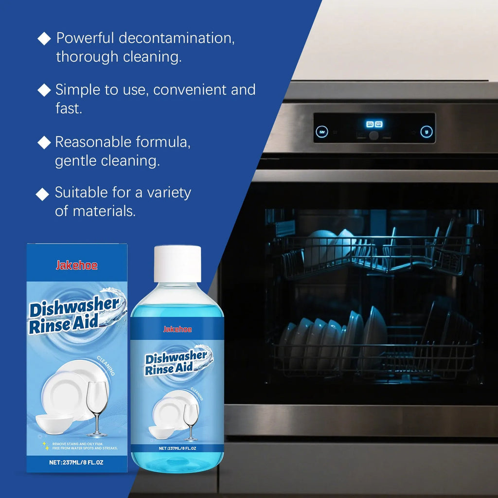 237mL dishwasher detergent aid bottle for stain and oil removal on kitchenware