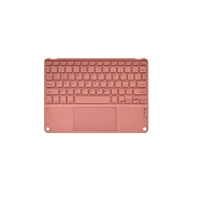 Square hat touch Bluetooth wireless keyboard with multi-colour capacitive surface in various colour options