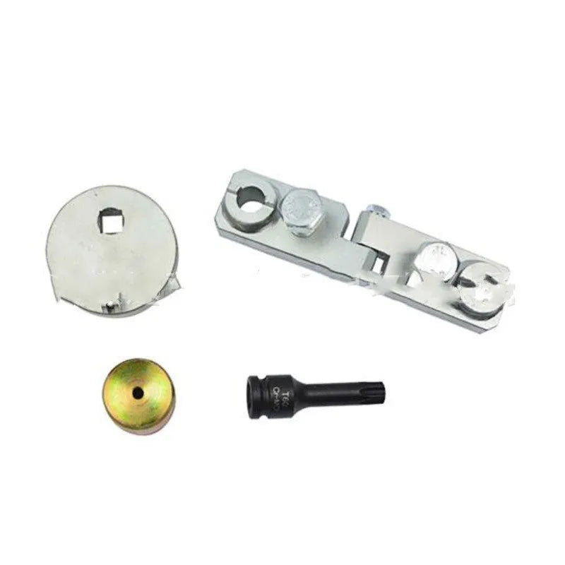 Volvo 8-piece carbon steel engine timing tool set for Land Rover and Volvo T6 engine repair.