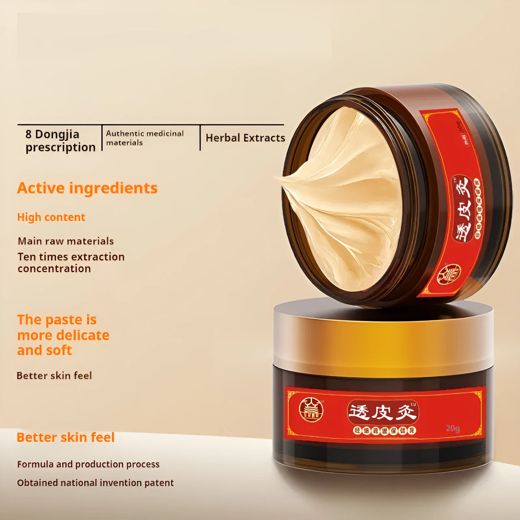 Bestlife 20g tube of herbal skin-penetrating moxibustion analgesic ointment for joint pain relief.