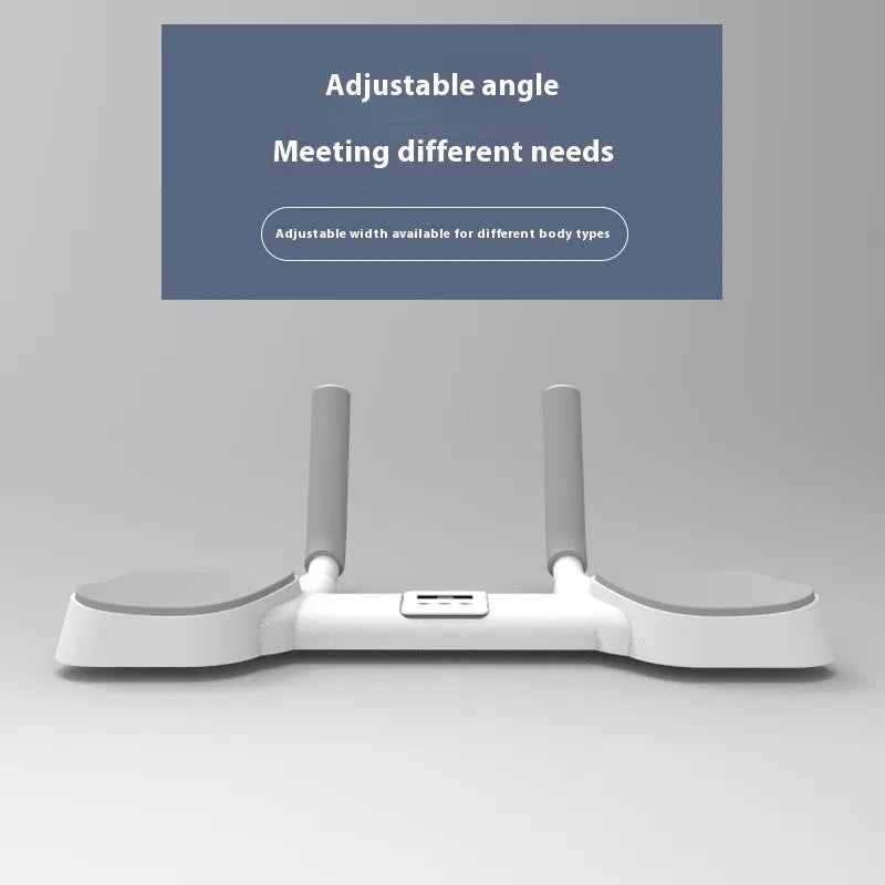 White alloy aluminium flat support trainer for home fitness exercises