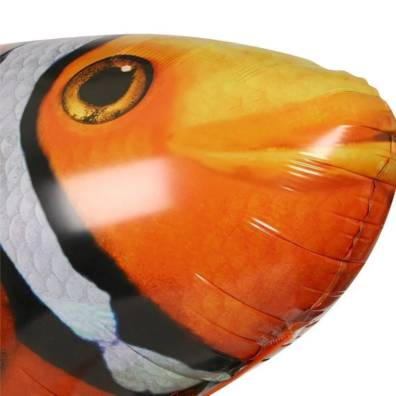 Remote control shark toy air swimming fish balloon floating indoors with infrared remote