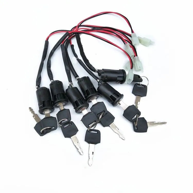 Car waterproof electric door lock actuator in plastic housing for key start ignition systems