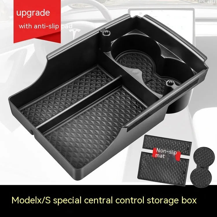 Tesla centre console storage box organiser tray for Model 3 and Model X/S vehicles