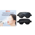 White portable eye compress device with rechargeable battery and included eye mask