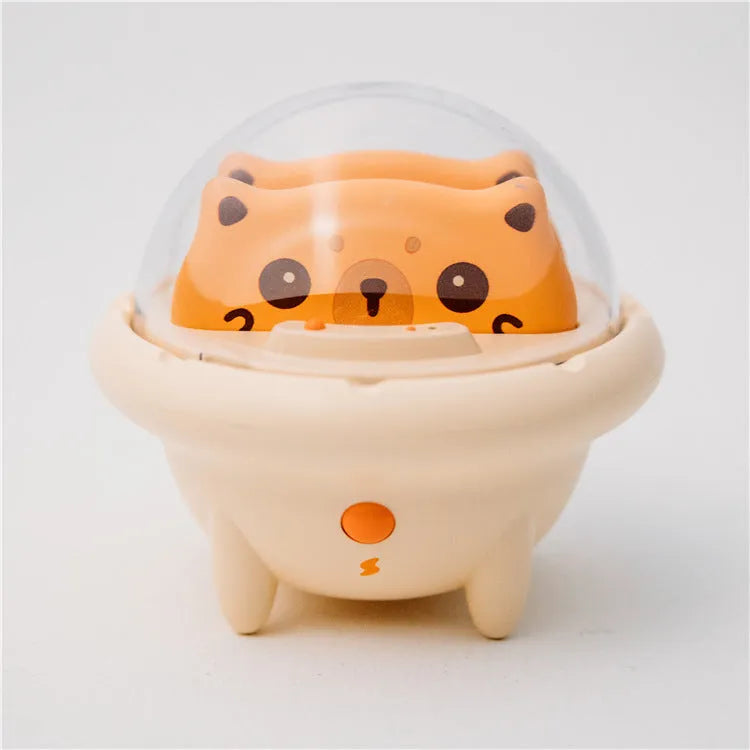 Cartoon fast charging power bank for Apple iPhone in Bear or Cat design with plastic case.