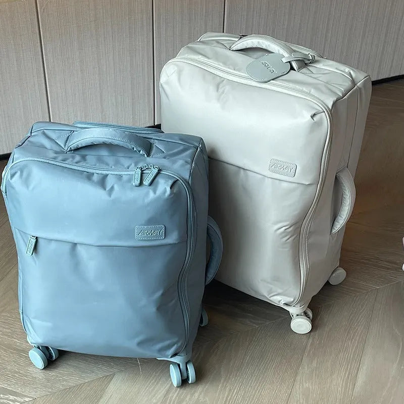 Waterproof Oxford cloth suitcase luggage with universal wheels in six colour options