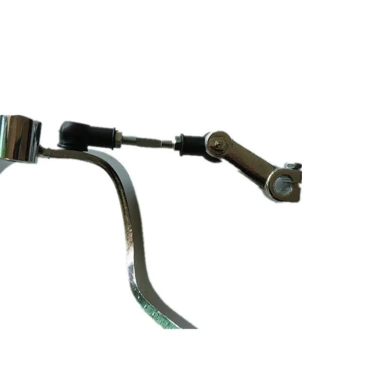 GS125 motorcycle gear lever showing 300mm length with coarse and fine teeth patterns on front and rear steps
