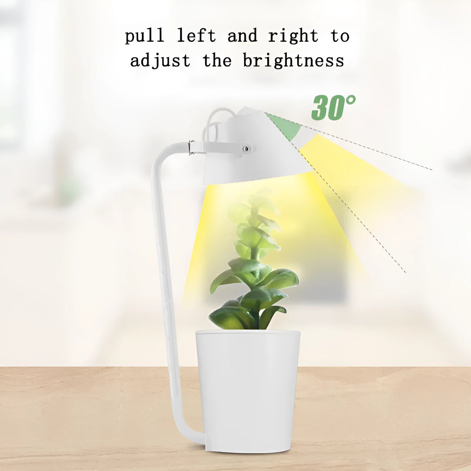 White plastic desktop hydroponic growing container for soilless indoor plant cultivation