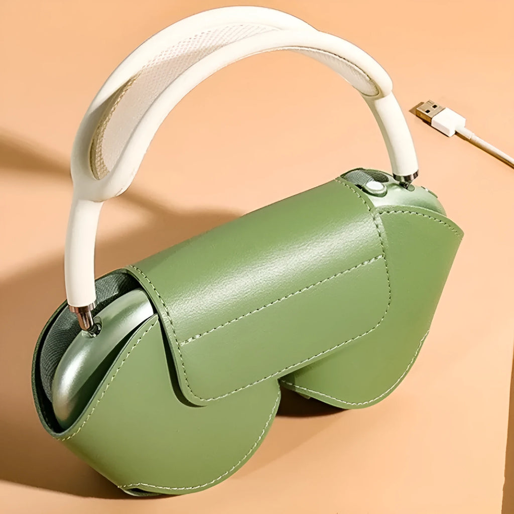 AirPods Max protective cover in PU leather available in five colours