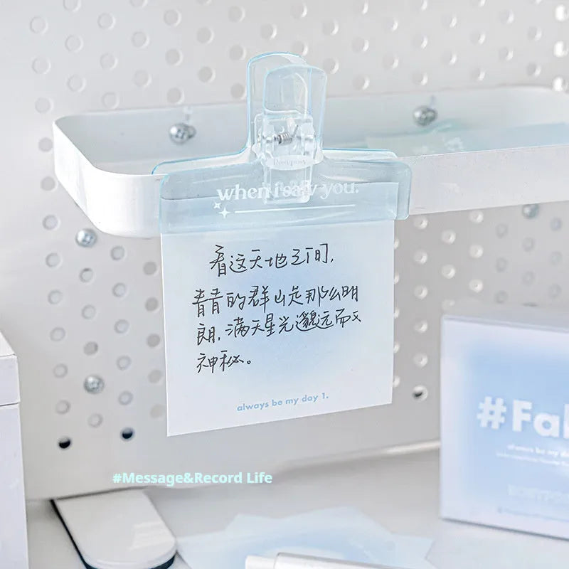 70mm square gradient parchment multifunctional notepad in paper brick format with four colour options