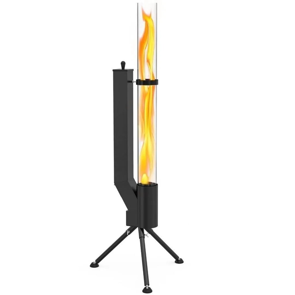 Vertical iron wood burning rocket furnace stove for courtyard and household heating