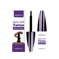 Liquid eyebrow pencil with precision tip applicator in black, brown and light brown colours