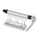 Silver metal bicycle front fork quick release clamp for SUV modification transport
