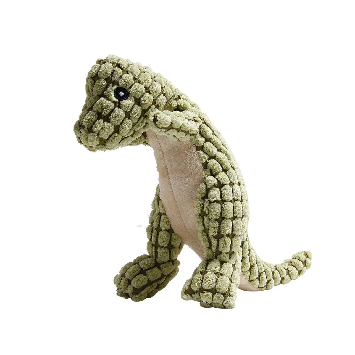 Durable dog toy with sound measuring 35cm long for biting resistance and boredom relief
