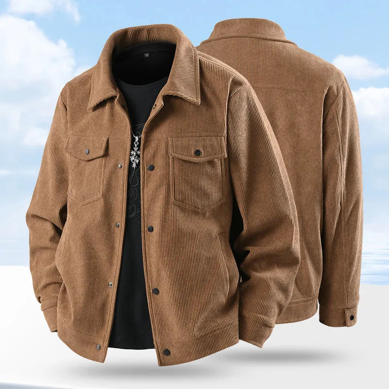 Men's slim fit black coat with a ruffle detail on the front, made from Lycra fabric.
