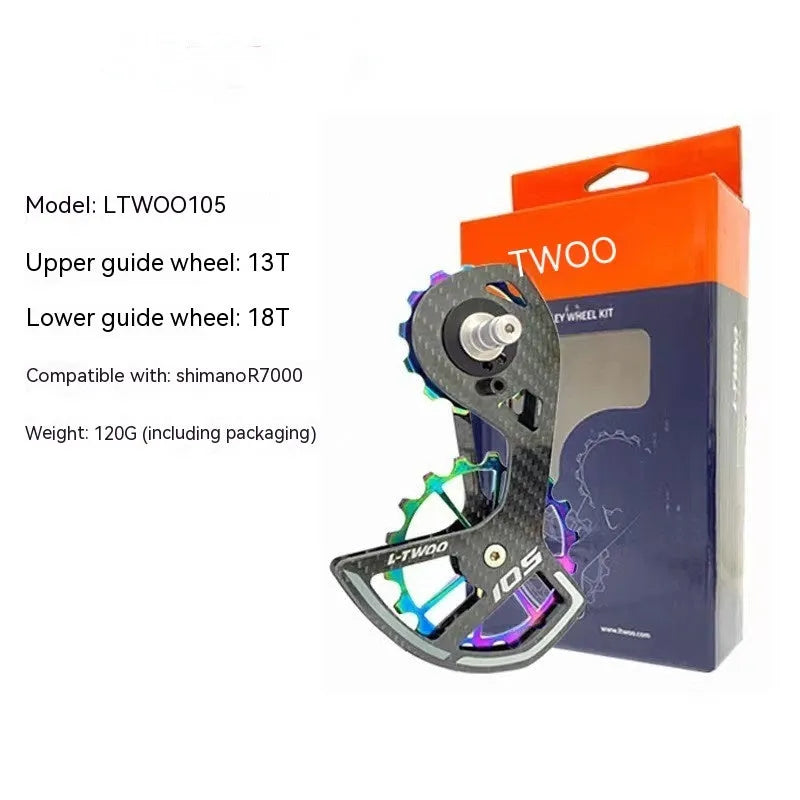 LTWOO 105 rear derailleur pulley wheels with 13T upper and 18T lower jockey wheels