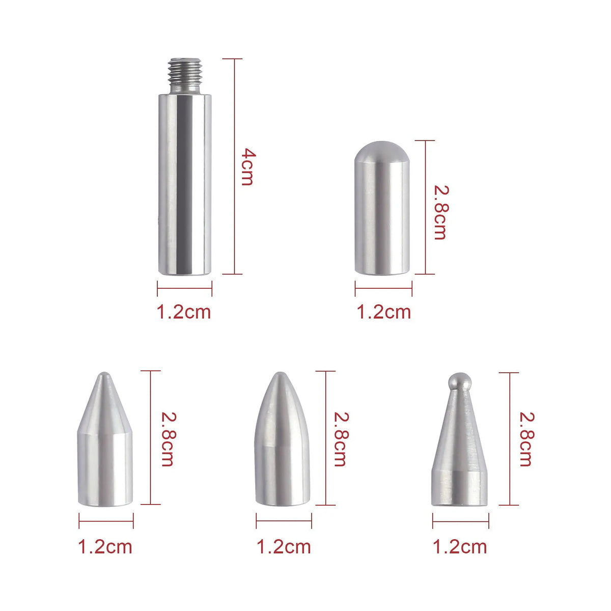 Three-piece alloy steel car dent repair tool set with hook crowbars for automotive body panel maintenance