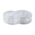 Transparent rubber spring shock absorber buffer for car suspension modification
