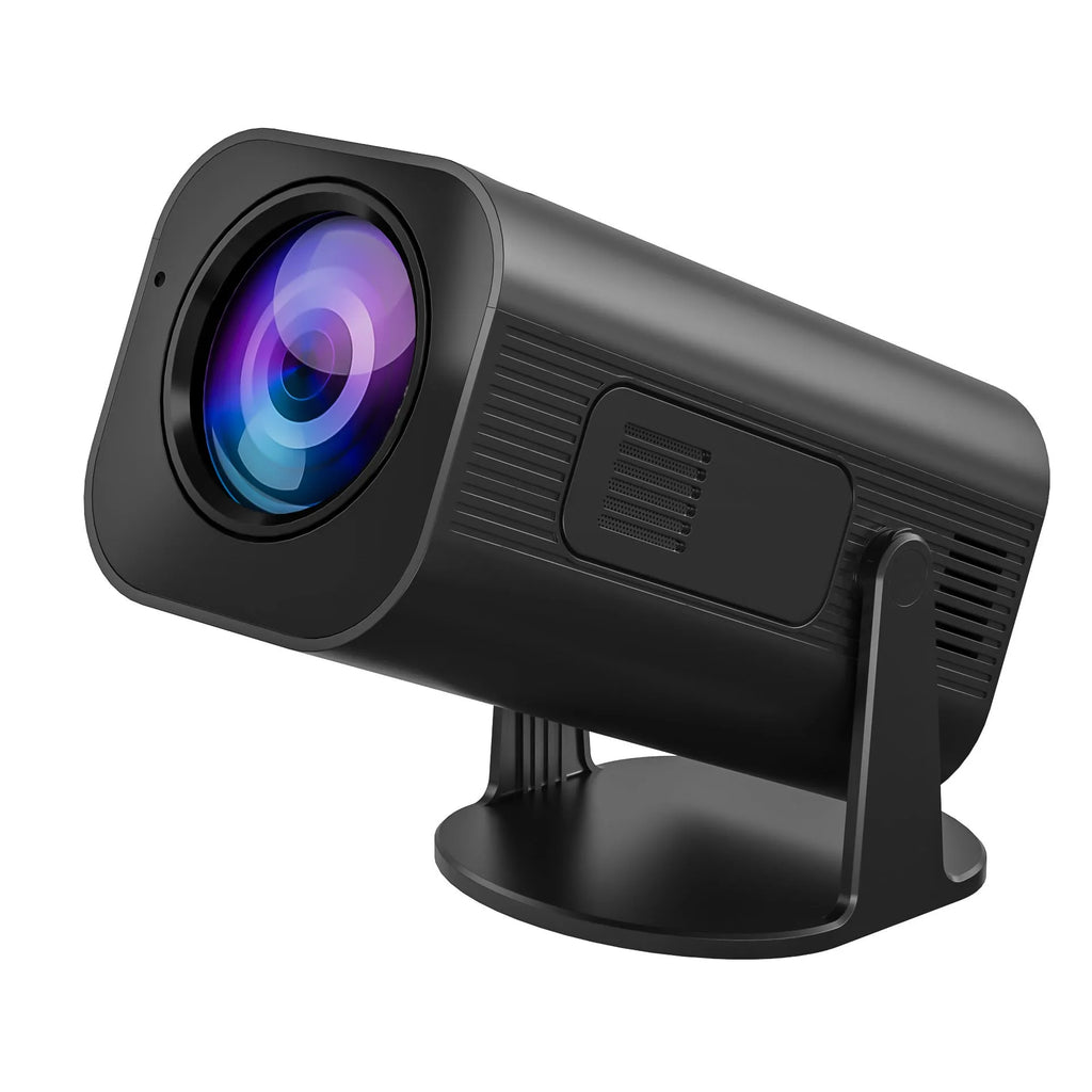 P330 portable mini projector in black or white colour with remote control and power cable