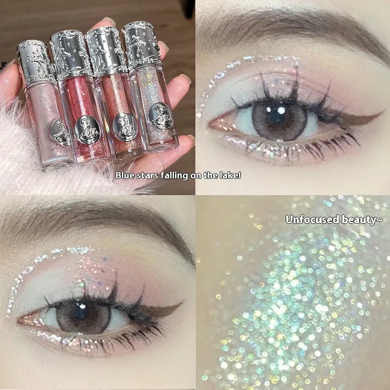 Ballet liquid eye shadow product in five colour options for universal skin types