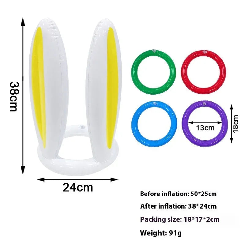 Inflatable octopus ferrule throwing toy in multiple Halloween colour variations