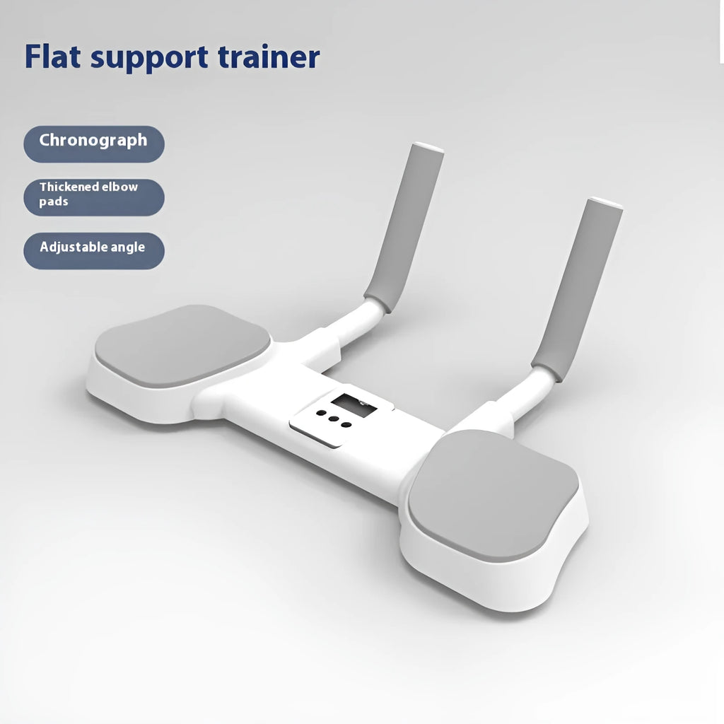 White alloy aluminium flat support trainer for home fitness exercises