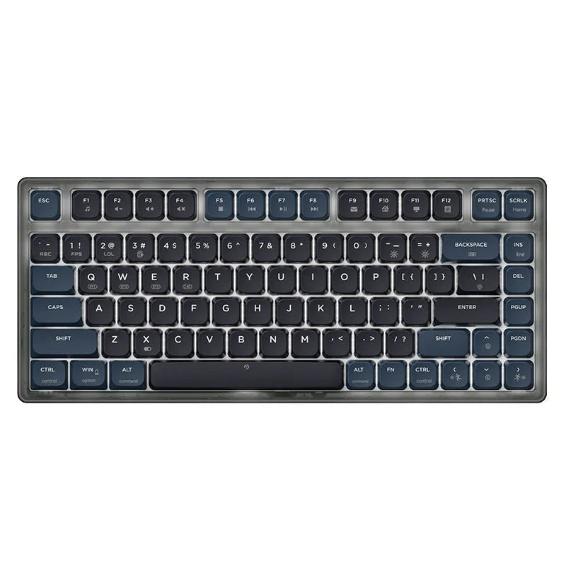 AJAZZ AK832PRO triple-mode mechanical keyboard with colour screen and compact 81-key layout