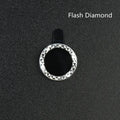 iPhone camera lens protection film with aluminum alloy ring and tempered glass in multiple colour options