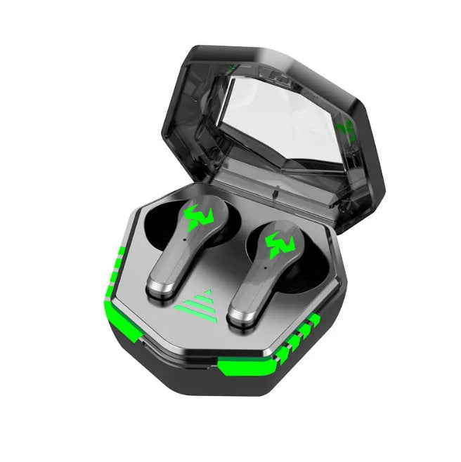 N35 black wireless Bluetooth gaming earbuds with in-ear design