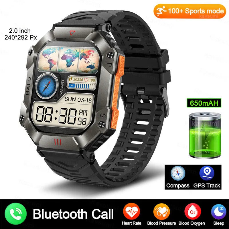 Women's Android GPS fitness smart watch with titanium alloy case showing multiple band options