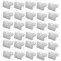 Pack of 60 PA66 plastic automobile trim panel nails and buckles in D318 colour for interior repair
