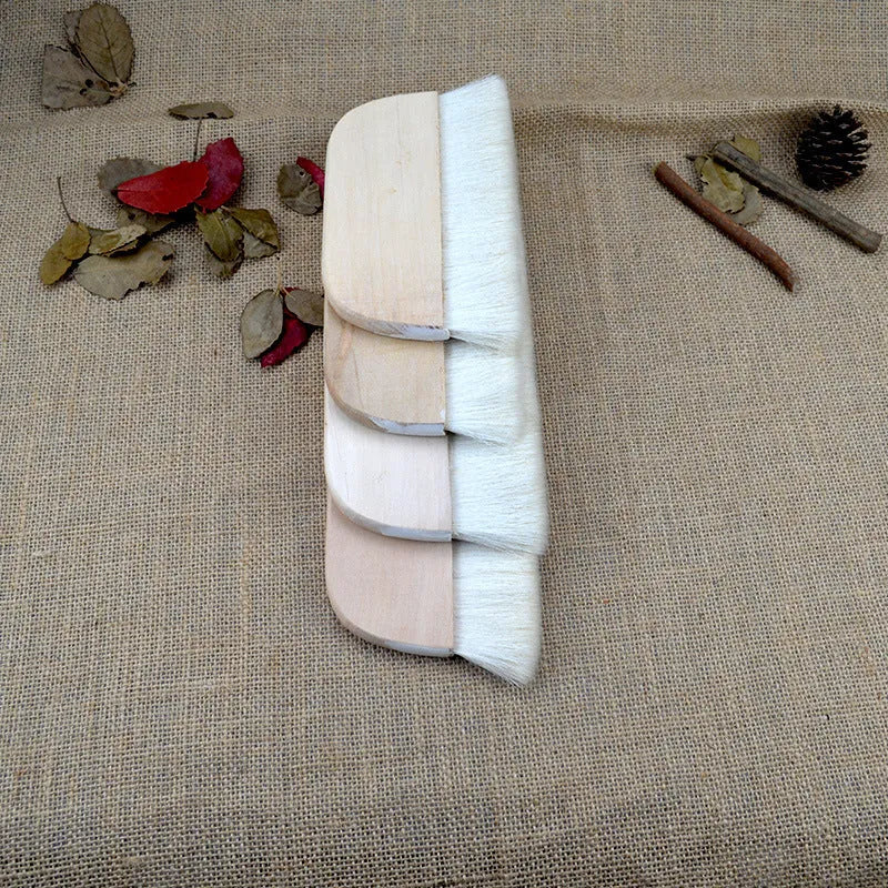 Wool art mounting brush for paste board shading in picture colour with size options
