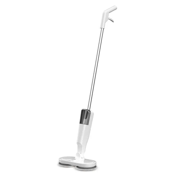 USB rechargeable wireless sweeping and mopping all-in-one machine in white or green.