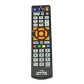 Black L336 learning remote control with full key layout for universal audio equipment operation