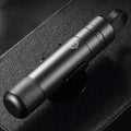 Gun grey aluminium automotive safety hammer with window breaker and seatbelt cutter on 3M adhesive base