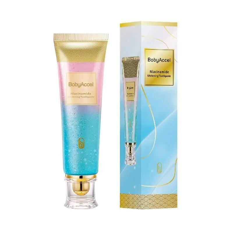 Nicotinamide whitening toothpaste tube with 100g net content for adult oral care