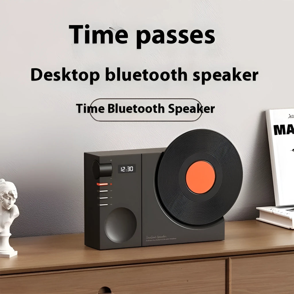 Mini Bluetooth speaker in Obsidian Black, Ivory White, Coral Pink or Plum Green colours with optional gift packaging