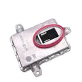 Metal automotive headlight ballast unit for HID systems, dimensions 14 by 11 by 4.5 cm.