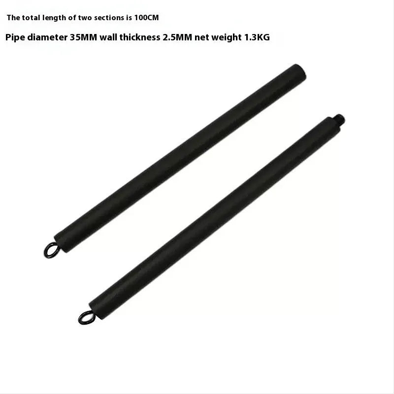Telescopic push-and-pull rod fitness equipment with pull rope attachments for resistance training