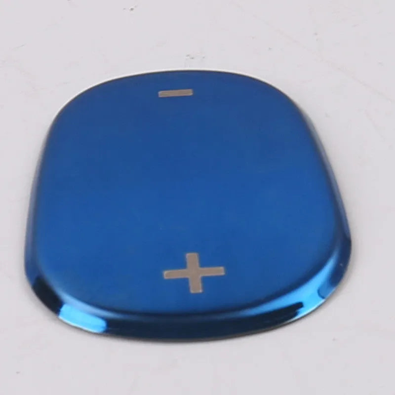 Stainless steel gear knob cover for Chevrolet Cruze in black titanium, matt silver, and sapphire colours