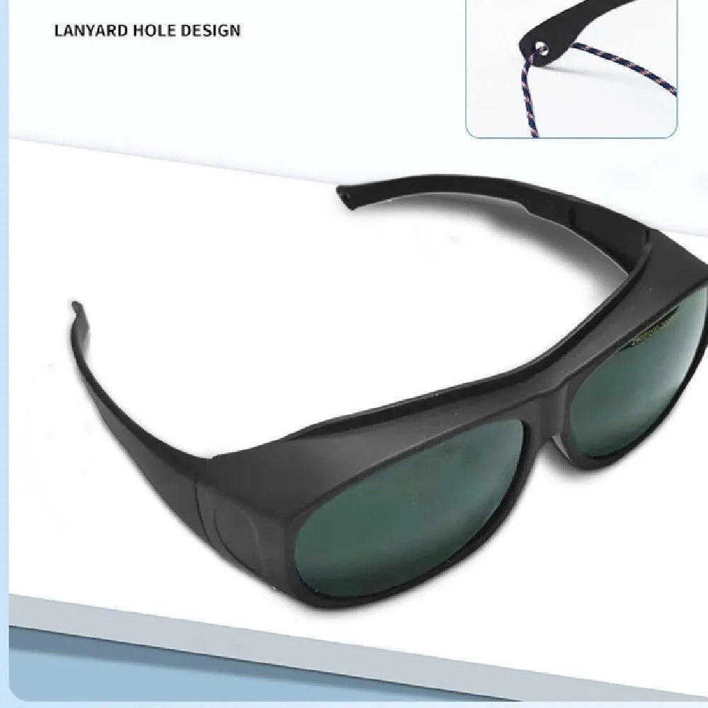 PC laser safety goggles for 200-2000nm protection, used in skin rejuvenation and welding.