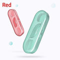 Independent packaging dental floss with 100 single-use strands in plastic material