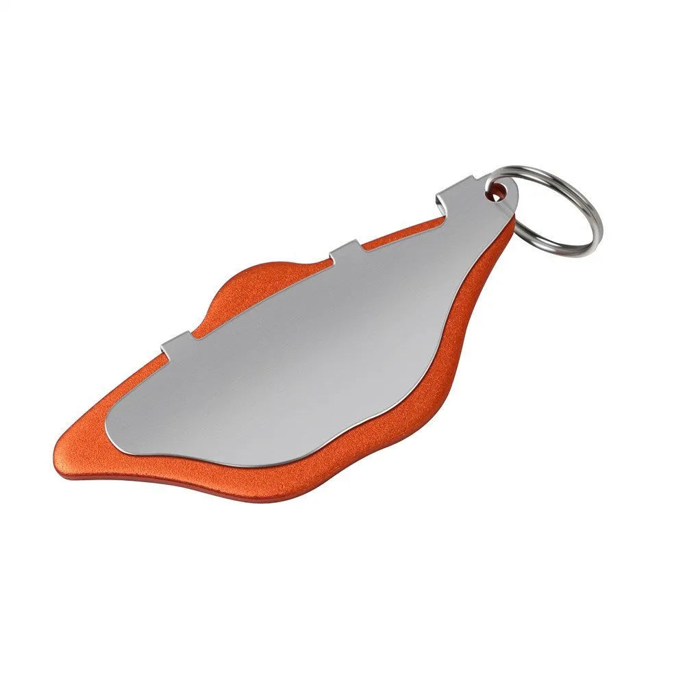 Mountain bike disc brake pads with metal linings in black and orange colour options