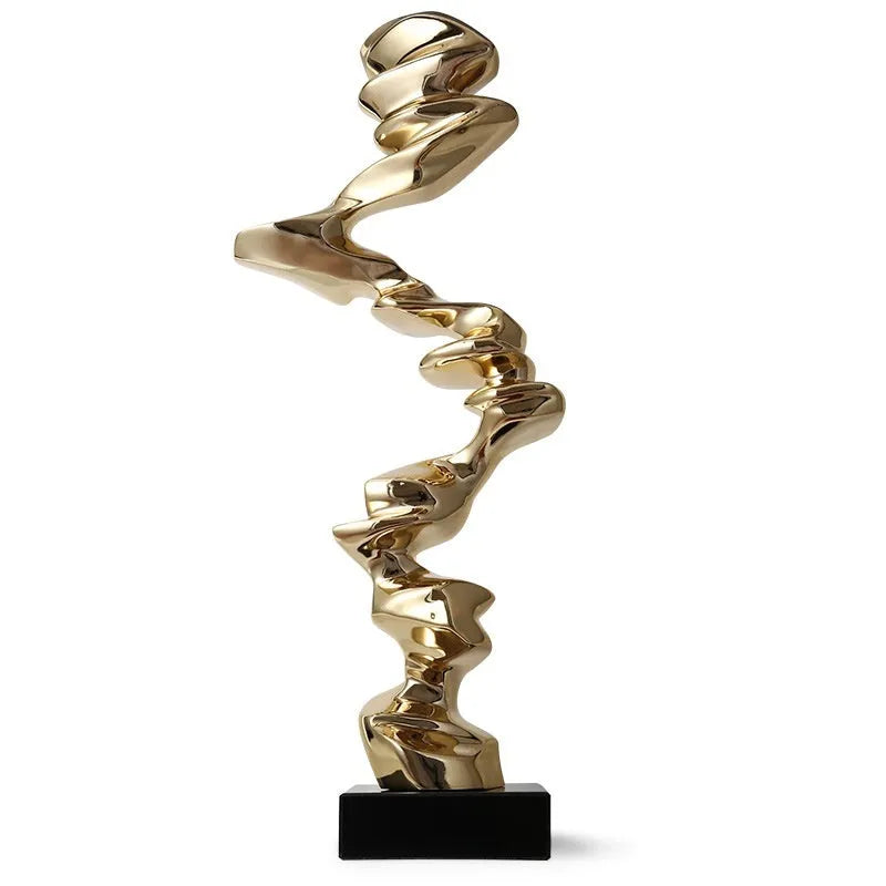Geometric abstract still life wall sculpture in modern minimalist style made from natural resin