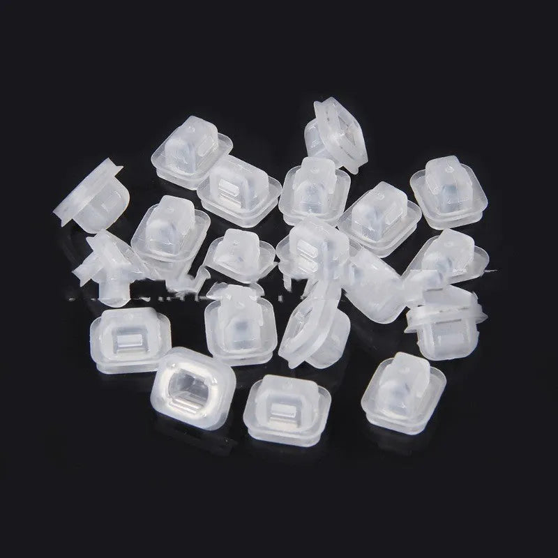 100 transparent plastic interior clips for BMW E39 E38 dashboard trim fastening