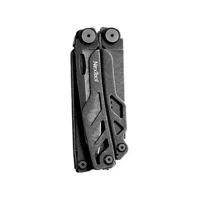 Portable multi-function camping knife with 9cm blade, 10-15cm shank, available in black or silver