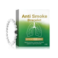 Women's smoke prevention bracelet with synthetic turquoise decorative stone